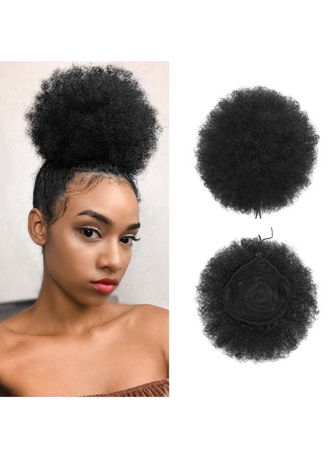 SHINEDOWN Afro Puff Ponytail للنساء السود، الرباط ذيل حصان التمديد، شعر مستعار اصطناعي، مناسب للنساء لارتدائه، مع تصميم مشبك